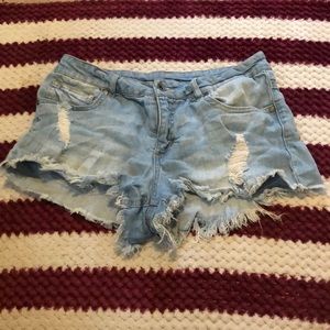 jean shorts
